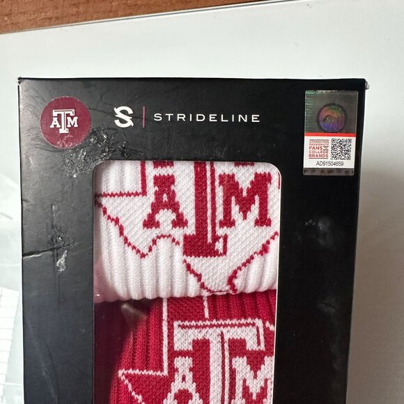 3 Pair ATM Socks Mens M/L Variety Colors Texas A&M University Strideline - Picture 6 of 10